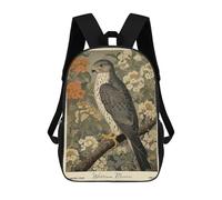sinyumoney Mochila Infantil Impermeable 3D Falcon William Morris Floral Forest 17inch Mochila Escolar Linda Y Casual De Moda Para Niños Y Niñas