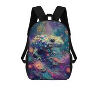 sinyumoney Mochila Infantil Impresa En 3D 17inch Colorful Fantasy Toad Scene Mochila Escolar Ligera De Viaje De Moda Para Niños Y Estudiantes