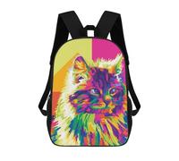sinyumoney Mochila Infantil Impresa En 3D 17inch Cool Pet Mochila Escolar Ligera De Viaje De Moda Para Niños Y Estudiantes