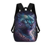 sinyumoney Mochila Infantil Impresa En 3D 17inch Cosmic Leopard Portrait-4 Mochila Escolar Ligera De Viaje De Moda Para Niños Y Estudiantes