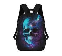 sinyumoney Mochila Infantil Impresa En 3D 17inch Cosmic Skull Art Print-5 Mochila Escolar Ligera De Viaje De Moda Para Niños Y Estudiantes