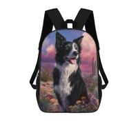sinyumoney Mochila Infantil Impresa En 3D 17inch Desert Dog Portrait -1 Mochila Escolar Ligera De Viaje De Moda Para Niños Y Estudiantes
