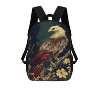 sinyumoney Mochila Infantil Impresa En 3D 17inch Eagle Abstract Mochila Escolar Ligera De Viaje De Moda Para Niños Y Estudiantes