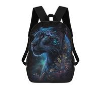 sinyumoney Mochila Infantil Impresa En 3D 17inch Enchanted Leopard Art Print Mochila Escolar Ligera De Viaje De Moda Para Niños Y Estudiantes