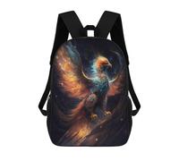 sinyumoney Mochila Infantil Impresa En 3D 17inch Fantasy Phoenix Art Print Mochila Escolar Ligera De Viaje De Moda Para Niños Y Estudiantes