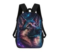 sinyumoney Mochila Infantil Impresa En 3D 17inch Galactic Dog Portrait -7 Mochila Escolar Ligera De Viaje De Moda Para Niños Y Estudiantes