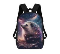 sinyumoney Mochila Infantil Impresa En 3D 17inch Galactic Hedgehog Fantasy Mochila Escolar Ligera De Viaje De Moda Para Niños Y Estudiantes