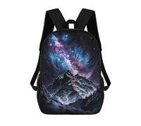 sinyumoney Mochila Infantil Impresa En 3D 17inch Galactic Mountain Adventure -1 Mochila Escolar Ligera De Viaje De Moda Para Niños Y Estudiantes