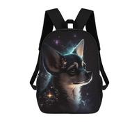 sinyumoney Mochila Infantil Impresa En 3D 17inch Galactic Pup Cosmic Canine Art Mochila Escolar Ligera De Viaje De Moda Para Niños Y Estudiantes