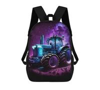 sinyumoney Mochila Infantil Impresa En 3D 17inch Galactic Tractor Adventure-14 Mochila Escolar Ligera De Viaje De Moda Para Niños Y Estudiantes