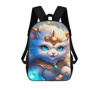sinyumoney Mochila Infantil Impresa En 3D 17inch Magical Fantasy Cat Artwork -1 Mochila Escolar Ligera De Viaje De Moda Para Niños Y Estudiantes