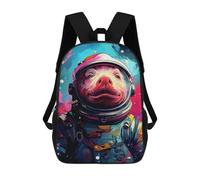 sinyumoney Mochila Infantil Impresa En 3D 17inch Pig Astronaut Space Suit-13 Mochila Escolar Ligera De Viaje De Moda Para Niños Y Estudiantes