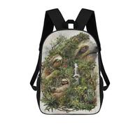 sinyumoney Mochila Infantil Impresa En 3D 17inch Sloth Mochila Escolar Ligera De Viaje De Moda Para Niños Y Estudiantes