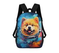 sinyumoney Mochila Infantil Impresa En 3D 17inch Space Pup Adventure -14 Mochila Escolar Ligera De Viaje De Moda Para Niños Y Estudiantes