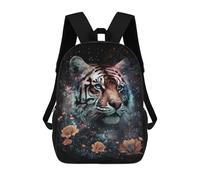 sinyumoney Mochila Infantil Impresa En 3D 17inch Tiger Fantasy Art Print Mochila Escolar Ligera De Viaje De Moda Para Niños Y Estudiantes