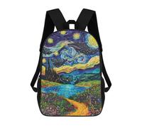 sinyumoney Mochila Infantil Impresa En 3D 17inch Whale Dreams Fantasy Art Mochila Escolar Ligera De Viaje De Moda Para Niños Y Estudiantes