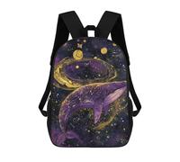 sinyumoney Mochila Infantil Impresa En 3D 17inch Whale Galaxy Art Print-1 Mochila Escolar Ligera De Viaje De Moda Para Niños Y Estudiantes