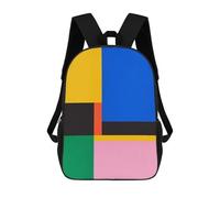 sinyumoney Mochila Infantil Impresa En 3D Abstract And Conceptual 4 Mochilas De Día Mochila Para Libros Mochila De Moda Mochilas Informales Para Niños Y Niñas En Edad Escolar 17inch