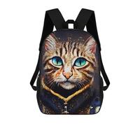 sinyumoney Mochila Infantil Impresa En 3D Abstract Cat Mochilas De Día Mochila Para Libros Mochila De Moda Mochilas Informales Para Niños Y Niñas En Edad Escolar 17inch
