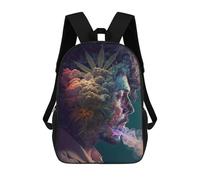 sinyumoney Mochila Infantil Impresa En 3D Alone With My Thoughts Mochila Escolar Ligera De Viaje Mochila Escolar De Moda Para Niños Y Estudiantes 17inch