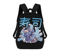 sinyumoney Mochila Infantil Impresa En 3D Asian Great Dragon Wave Mochila Escolar Ligera De Viaje Mochila Escolar De Moda Para Niños Y Estudiantes 17inch