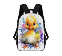 sinyumoney Mochila Infantil Impresa En 3D Baby Duck Cute Mochilas De Día Mochila Para Libros Mochila De Moda Mochilas Informales Para Niños Y Niñas En Edad Escolar 17inch
