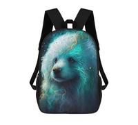 sinyumoney Mochila Infantil Impresa En 3D Bichon Frise Dog Mochila Escolar Ligera De Viaje Mochila Escolar De Moda Para Niños Y Estudiantes 17inch