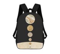 sinyumoney Mochila Infantil Impresa En 3D Cosmic Space III Mochila Escolar De Gran Capacidad Para Viajes Y Libros Para Niños De Primaria Y Secundaria 17inch