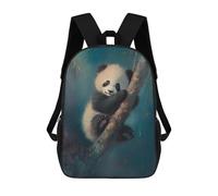 sinyumoney Mochila Infantil Impresa En 3D Cute Panda Cub Mochila Escolar De Gran Capacidad Para Viajes Y Libros Para Niños De Primaria Y Secundaria 17inch