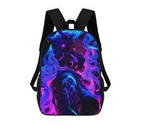 sinyumoney Mochila Infantil Impresa En 3D Cybergoth Anime Demon Girl Mochilas De Día Mochila Para Libros Mochila De Moda Mochilas Informales Para Niños Y Niñas En Edad Escolar 17inch