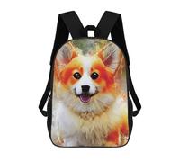 sinyumoney Mochila Infantil Impresa En 3D Dog Funny Mochila Escolar Ligera De Viaje Mochila Escolar De Moda Para Niños Y Estudiantes 17inch
