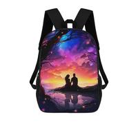 sinyumoney Mochila Infantil Impresa En 3D Eternal Sunset Cosmos Mochilas De Día Mochila Para Libros Mochila De Moda Mochilas Informales Para Niños Y Niñas En Edad Escolar 17inch