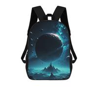 sinyumoney Mochila Infantil Impresa En 3D Fantasy Galaxy Mochilas De Día Mochila Para Libros Mochila De Moda Mochilas Informales Para Niños Y Niñas En Edad Escolar 17inch