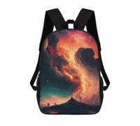 sinyumoney Mochila Infantil Impresa En 3D Galactic Firestorm Mochila Escolar De Gran Capacidad Para Viajes Y Libros Para Niños De Primaria Y Secundaria 17inch