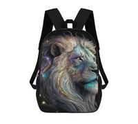 sinyumoney Mochila Infantil Impresa En 3D Galactic Lion Majesty -5 Mochila Escolar De Gran Capacidad Para Viajes Y Libros Para Niños De Primaria Y Secundaria 17inch