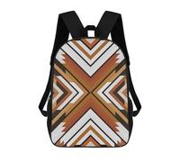 sinyumoney Mochila Infantil Impresa En 3D Geometric Shapes IV Mochila Escolar De Gran Capacidad Para Viajes Y Libros Para Niños De Primaria Y Secundaria 17inch