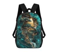 sinyumoney Mochila Infantil Impresa En 3D Golden Bonsai Falls Art Mochila Escolar De Gran Capacidad Para Viajes Y Libros Para Niños De Primaria Y Secundaria 17inch