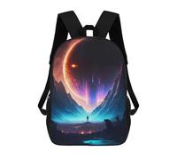 sinyumoney Mochila Infantil Impresa En 3D Guardian of The Lost Lake Mochila Escolar Ligera De Viaje Mochila Escolar De Moda Para Niños Y Estudiantes 17inch