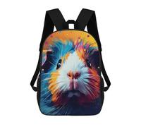 sinyumoney Mochila Infantil Impresa En 3D Guinea Pig Color Mochila Escolar Ligera De Viaje Mochila Escolar De Moda Para Niños Y Estudiantes 17inch