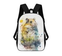 sinyumoney Mochila Infantil Impresa En 3D Guinea Pig Mochila Escolar De Gran Capacidad Para Viajes Y Libros Para Niños De Primaria Y Secundaria 17inch