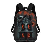 sinyumoney Mochila Infantil Impresa En 3D Haunting Shadows A Gothic Tale Mochila Escolar Ligera De Viaje Mochila Escolar De Moda Para Niños Y Estudiantes 17inch