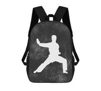 sinyumoney Mochila Infantil Impresa En 3D Karate 4 Mochilas De Día Mochila Para Libros Mochila De Moda Mochilas Informales Para Niños Y Niñas En Edad Escolar 17inch