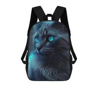 sinyumoney Mochila Infantil Impresa En 3D Kitten Close Up Mochila Escolar Ligera De Viaje Mochila Escolar De Moda Para Niños Y Estudiantes 17inch