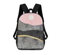 sinyumoney Mochila Infantil Impresa En 3D Landscape Collage A5 Mochilas De Día Mochila Para Libros Mochila De Moda Mochilas Informales Para Niños Y Niñas En Edad Escolar 17inch
