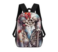 sinyumoney Mochila Infantil Impresa En 3D Love Beyond The Grave Mochila Escolar Ligera De Viaje Mochila Escolar De Moda Para Niños Y Estudiantes 17inch