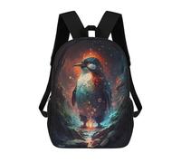 sinyumoney Mochila Infantil Impresa En 3D Magical Bird in Forest Mochila Escolar De Gran Capacidad Para Viajes Y Libros Para Niños De Primaria Y Secundaria 17inch