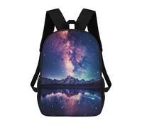 sinyumoney Mochila Infantil Impresa En 3D Milky Way Galaxies Mochilas De Día Mochila Para Libros Mochila De Moda Mochilas Informales Para Niños Y Niñas En Edad Escolar 17inch