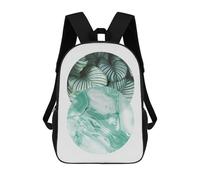 sinyumoney Mochila Infantil Impresa En 3D Minimalist Floral 15 Mochila Escolar De Gran Capacidad Para Viajes Y Libros Para Niños De Primaria Y Secundaria 17inch