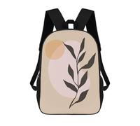 sinyumoney Mochila Infantil Impresa En 3D Minimalist Floral A50 Mochila Escolar De Gran Capacidad Para Viajes Y Libros Para Niños De Primaria Y Secundaria 17inch