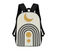 sinyumoney Mochila Infantil Impresa En 3D Minimalist Lines 07 Mochilas De Día Mochila Para Libros Mochila De Moda Mochilas Informales Para Niños Y Niñas En Edad Escolar 17inch